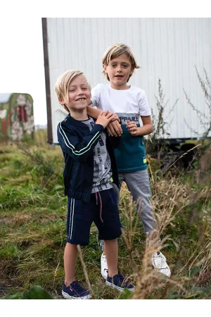 Quapi Jongens korte joggingbroek Florius Dark Blue - maat 110/116