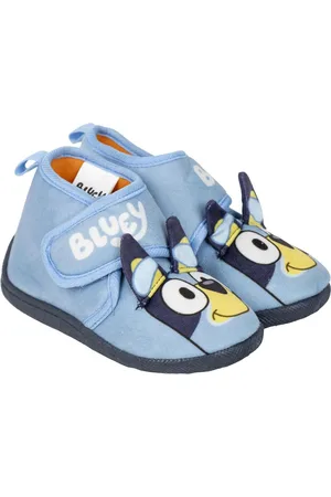 Bluey Sloffen Pantoffels Kinderen Jongens Meisjes Klittenband Sluiting