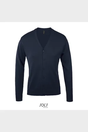 Sols Men??s Golden V-Neck Knitted Cardigan L418 - - XXL