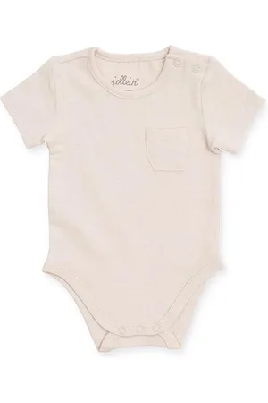 Jollein Romper korte mouw 74/80 Forest off-white