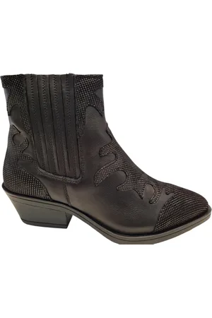 Maruti Tessy A00 Black Strass Dames Enkellaarzen - - 38
