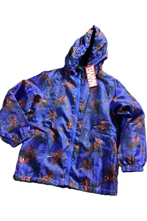 Marvel Spiderman windjack - capuchon - - maat 128 - 7/8 jaar