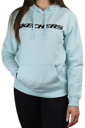 Skechers Heritage Hoodie WHD65-AQUA, Vrouwen, , Sweatshirt, maat: XS