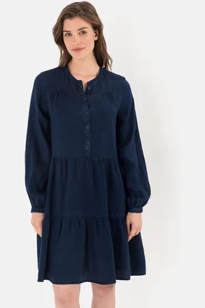 Camel Active Getailleerde jurk gemaakt van zuivere TENCEL™ Lyocell