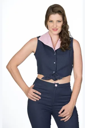 Dancing Days DIINER DAYS TIE Blouse - L