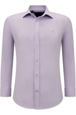Gentile Bellini Overhemd Heren - Heren Overhemden Lange Mouw - Blouse Heren - Slim fit Overhemd Heren - 3128