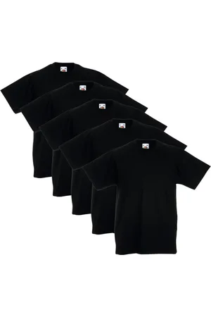 Fruit Of The Loom T-shirt kinderen maat 104 100% katoen 5 stuks