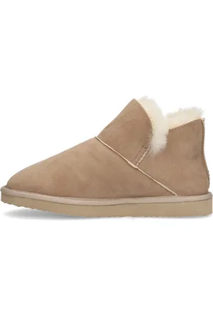 Manfield Dames - Suède hoge pantoffel