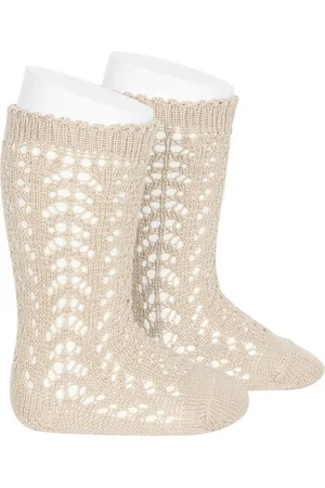 CONDOR C??ndor Kniekous Opengewerkt | 2518/2 | Linen/ | 21-23 | maat 3