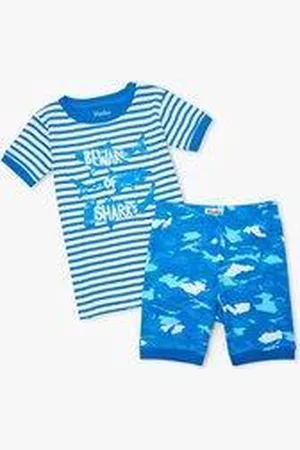 Hatley Pyjama ss shark maat 98