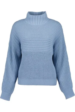 Blue Seven Dames - Trui 247986 gebreid opst.kraag maat 42