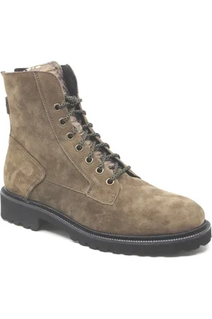Durea 9769 184 0642, Cognacbruin suède veterboots wijdte G
