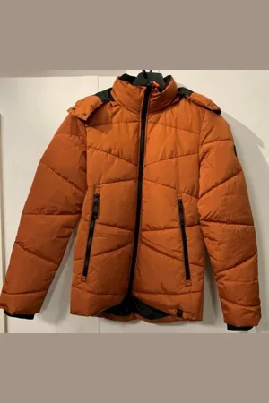 Merkloos Gibson heren winterjas orange/brown bomber - maat XXL