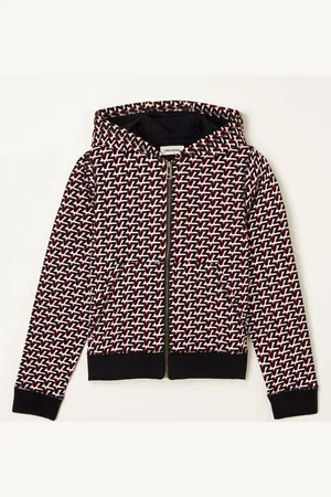 Zadig & Voltaire Zadig&Voltaire Kids Sweatvest met capuchon en logoprint