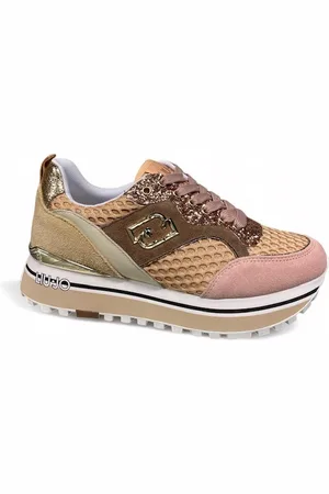 Liu Jo Dames Sneakers Maxi Wonder 73 Papaya