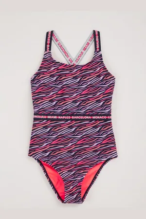 WE Fashion Meisjes badpak met dessin