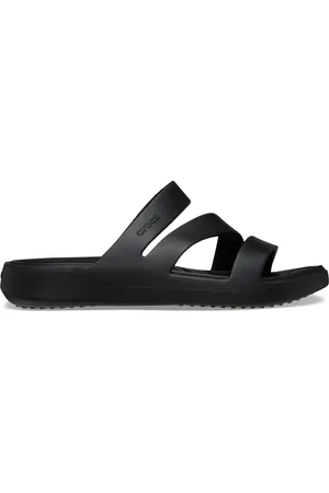 Crocs Getaway Strappy Slippers Black