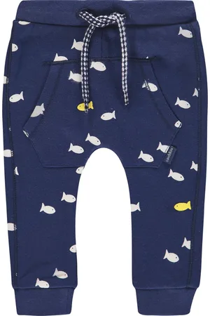 Noppies Jongens Slimfit broek met all over print Republic -
