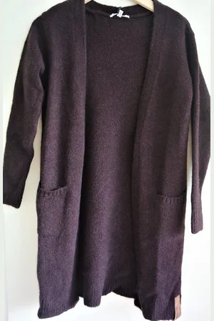 Moscow Cardigan vest - Dark Burundy Melange