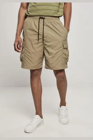Urban classics Nylon Cargo Cargo Korte broek - M - /Bruin