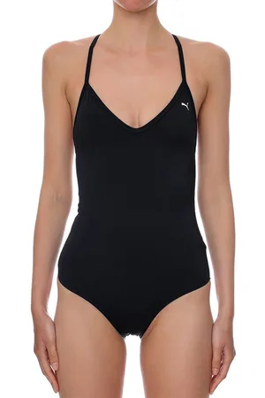 PUMA Swim Woman V-neck Crossback Swimsuit 1P