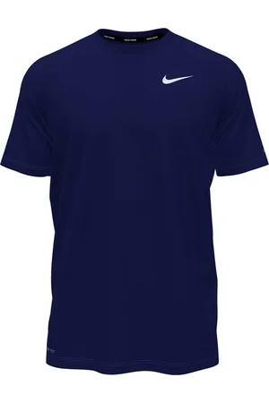 Nike Swim Essential - Short sleeve hydroguard Heren Zwemshirt - Midnight navy