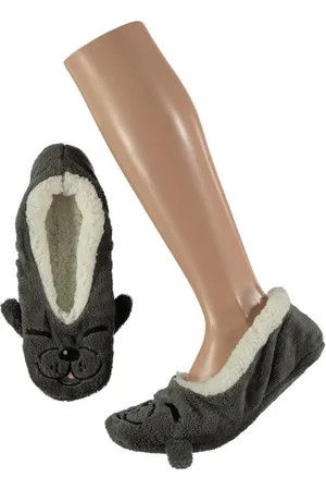 Apollo Meisjes ballerina pantoffels/sloffen zeehond 28-30