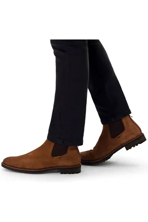 Van Lier Heren - suède chelsea boots