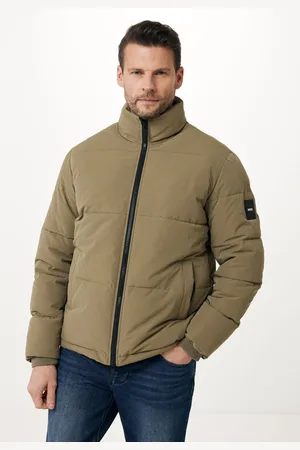 Mexx Korte Puffer Jas Olijfgroen