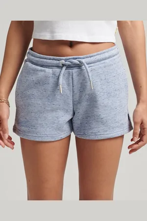 Superdry Vintage Logo Emb Jersey Korte Broek Blauw XS Vrouw