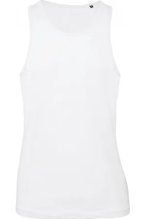 B and C Tank Top Heren L Mouwloos 100% Katoen