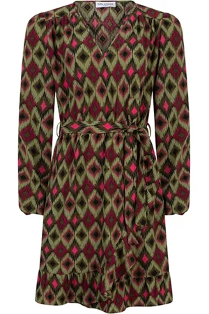 lofty manner PH22 - Dress Rayne - Green Pink Aztec - S