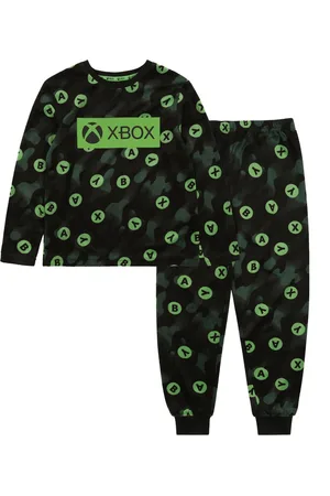 Produkt XBOX - -Groene Jongenspyjama met Lange Mouwen