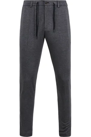 Suitable Pantalon Jersey Pied De Poule Donkerblauw (navy)