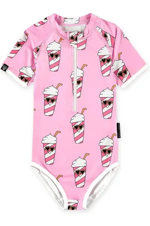 Beach & Bandits UV-zwempak voor meisjes - Short sleeve - UPF50+ - Shake it - - maat 92-98cm