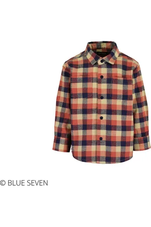 Blue Seven Geruit jongens overhemd