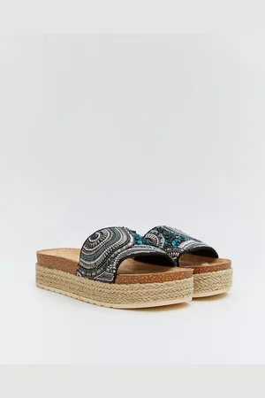 Buonarotti Dames Espadrilles, Slippers - - Imitatieleer