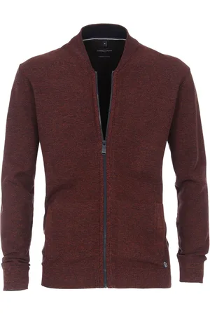 Casa Moda Vest Melange Bordeaux