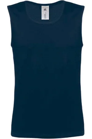 B and C Tank Top Heren XL Mouwloos 100% Katoen