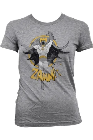 Batman Zamm! Girly T-Shirt Damen Heather-Grey-S