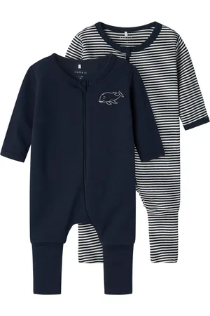 NAME IT NBNNIGHTSUIT 2P ZIP FF Y/D CORE 2 NOOS Unisex Pyjama