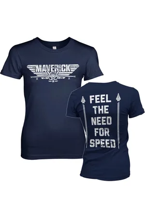Top Gun Maverick Need For Speed Girly Tee Damen T-Shirt Navy-L