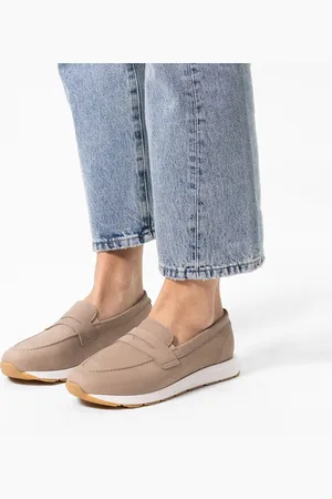No Stress Dames - nubuck loafers