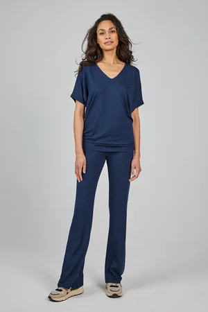 DIDI Dames Flared leggings - donkerblauw maat 38