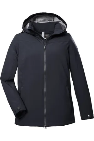 Merkloos STOY dames jas - softshell dames zomerjas - 41401 - navy - maat 48