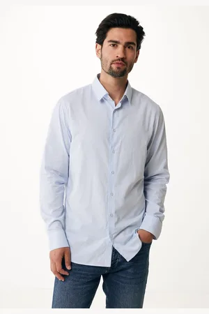 Mexx Overhemd Geruit Blauw Heren