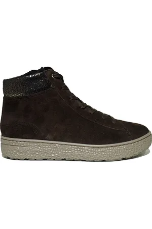 Hartjes 172.1404, 172.1404/34 77.36, Donkerbruine veterboots wijdte H |