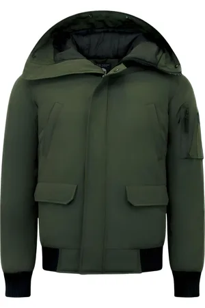 Enos Winterjas Heren - Jassen Heren - Heren Jas Winter - Gewatteerde Jassen - 8821 - Groene Jas