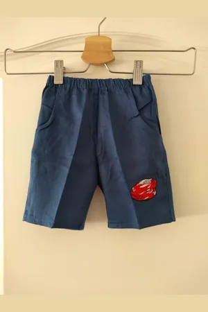 Merkloos Blauwe korte broek voor jongens