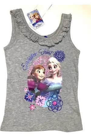 Disney Frozen mouwloos t-shirt - katoen - - maat 116 (6 jaar)